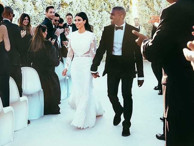 Kim Kardashian Kanye West Mariage