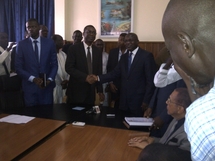 [Vidéo]Passation de service entre Youssou Ndour et Oumar Guèye