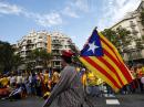 Espagne: une chaîne humaine pour réclamer l&rsquo;indépendance de la Catalogne