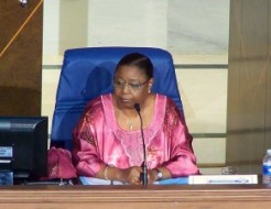 Awa Marie Coll Seck fait du cinéma, ce lundi