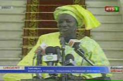 Urgent : Première déclaration du Pm Mimi Touré