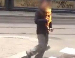 Un malade mental voulait s’immoler devant le Palais de la République.