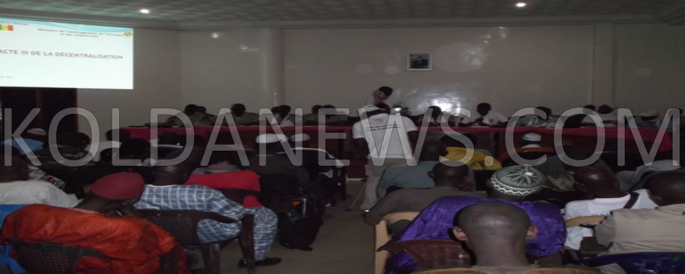 Kolda reçoit la caravane d’information sur l’Acte III de la décentralisation