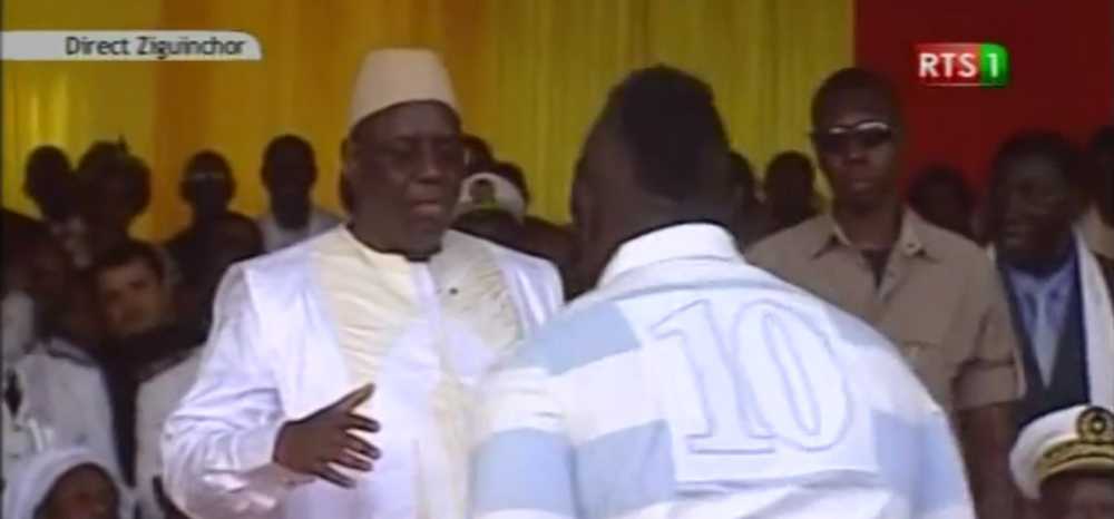 [Vidéo] Balla Gaye 2 lors de la visite de Macky Sall à Ziguinchor