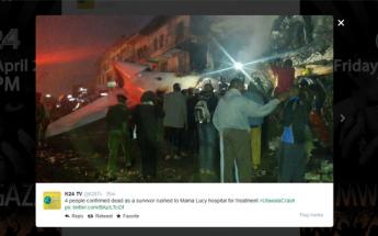 Un avion-cargo transportant de la drogue s’écrase sur un immeuble au Kenya, et fait 4 morts