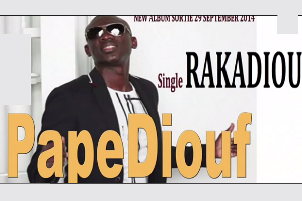 Pape Diouf occupe la 3éme place des ventes sur world music avec Rakadiou