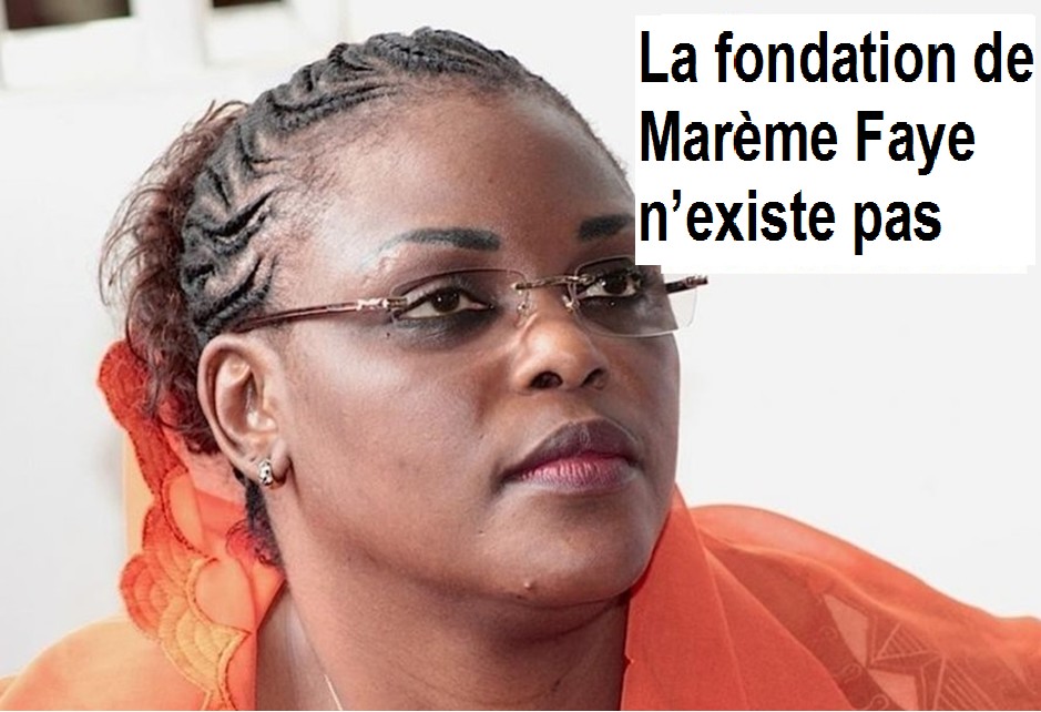 La Fondation servir le Sénégal de Marième Faye existe-t-elle vraiment sur le plan juridique ?