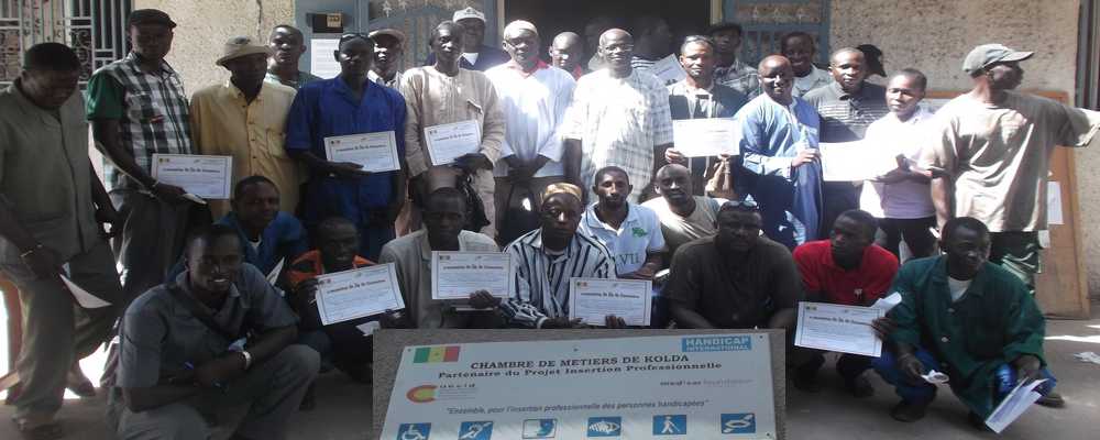 KOLDA : 26 mécaniciens viennent de recevoir leurs attestations de fin de formation