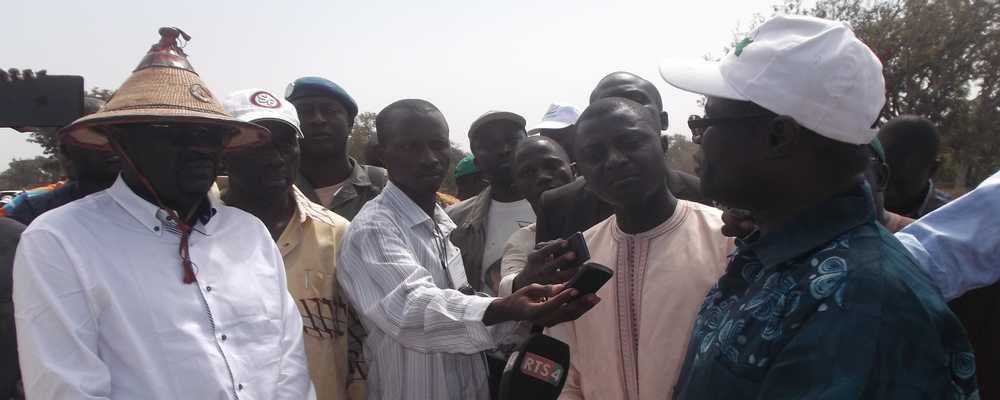 Le Ministre de l’Agriculture visite les réalisations du PADAER à Saré Bidji