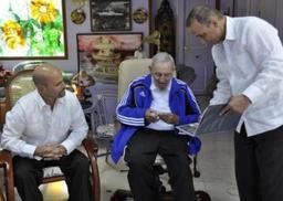 Fidel Castro a rencontré les trois agents cubains libérés par les Etats-Unis