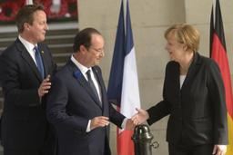 Nucléaire iranien : Merkel, Hollande, Cameron et Mogherini se concertent à Bruxelles
