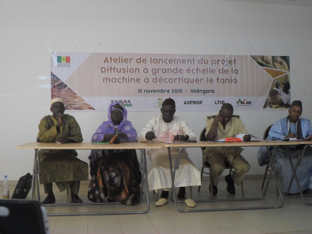 Vélingara :  Lancement officiel du projet de diffusion  à grande échelle  de la machine à décortiquer le fonio