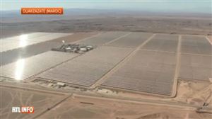 [vidéo] Une centrale solaire géante inaugurée dans le Sahara marocain
