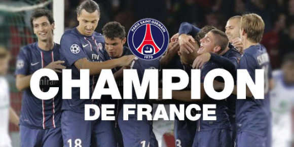 Troyes PSG (0-9) : Le club parisien désormais sacré champion !