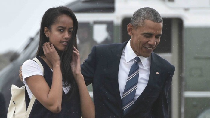 Comme ses parents, Malia la fille aînée de Barack Obama va entrer à Harvard