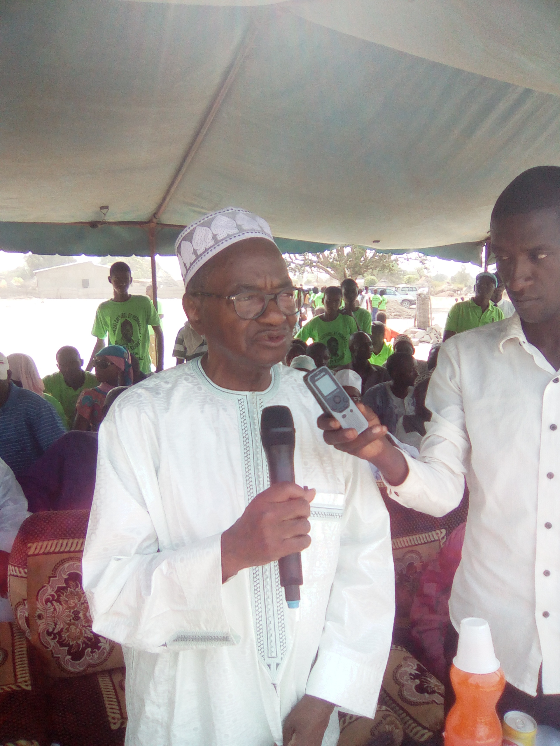 Hommage au ministre Sanghé Mballo