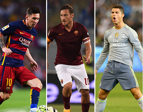 Entre Lionel Messi et Cristiano Ronaldo, Francesco Totti choisit… les deux !