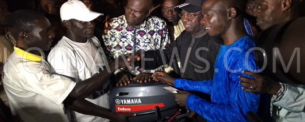 Dotation de moteurs de pirogue aux pêcheurs: Abdou Karim Sall parachève le projet du président Macky Sall à Mbao