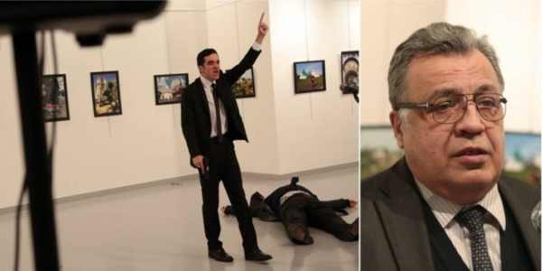 Un policier Turc tue de sang froid l’ambassadeur russe Andreï Karlov à Ankara