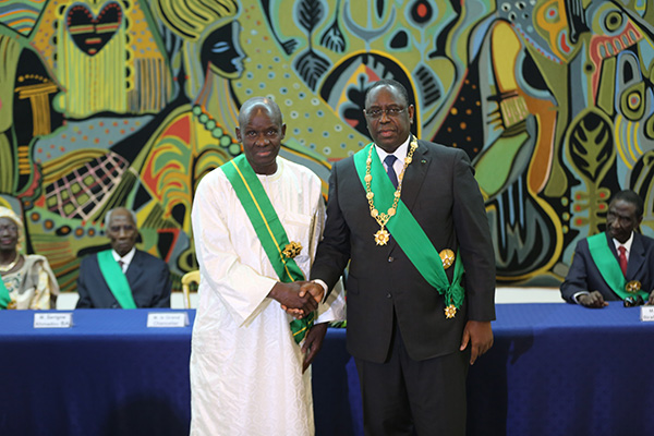 Sénégal : 45 dignitaires élevés dans l’Ordre national du lion et l’Ordre national du mérite