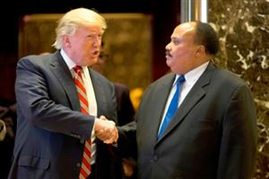 Donald Trump rend hommage à Martin Luther King
