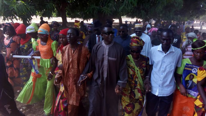 Grande Tournée du parti « MDR » en casamance : meeting de Pape Diouf à Hatioune (Koubalang)