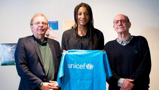 Nafissatou Thiam, nouvelle ambassadrice de l’Unicef