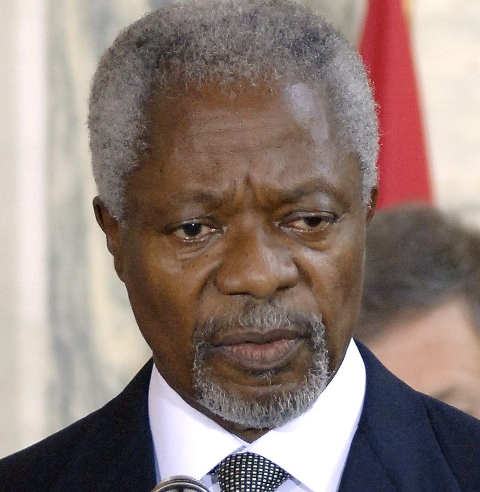 Kofi Annan, ancien SG de l&rsquo;ONU n&rsquo;est plus!