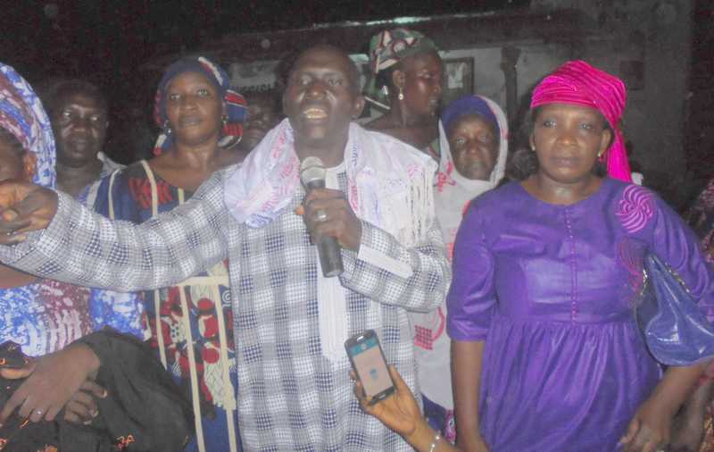 Sanoussi Diakité en meeting à Kolda : « On ne peut pas nous enterrer politiquement… »