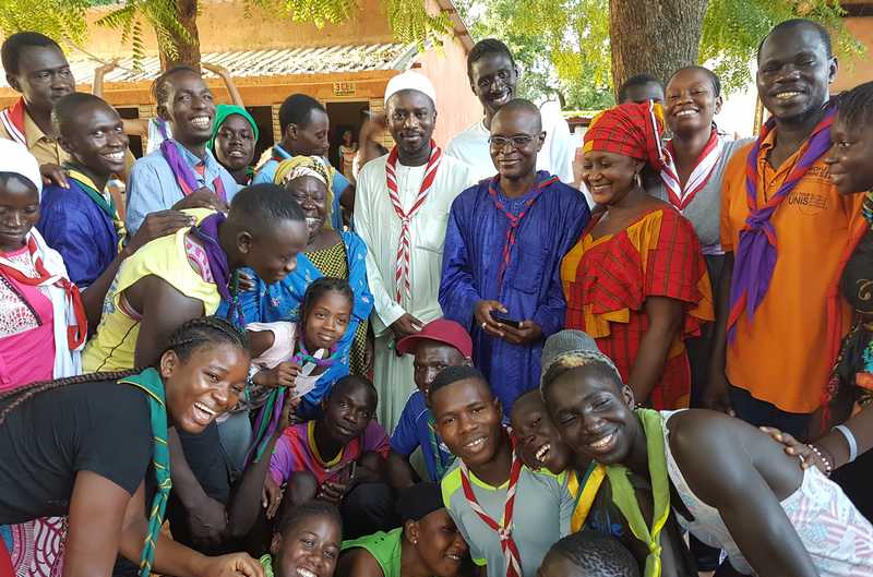 KOLDA : Chérif Léhibe Aïdara soutient le camp de reboisement des mouvements à foulards