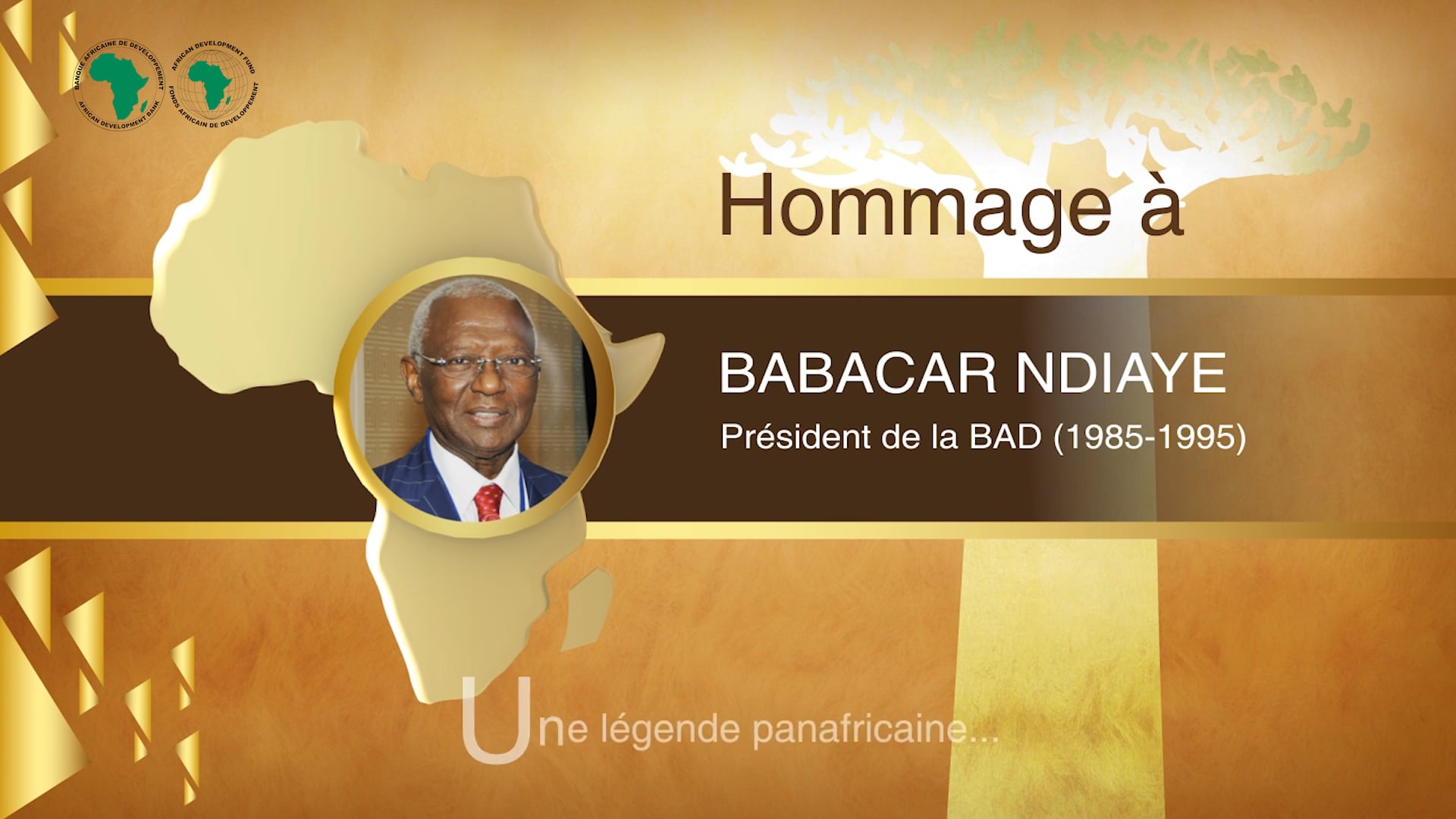 Intense émotion à la cérémonie de la BAD en hommage à feu Babacar Ndiaye, son ancien président
