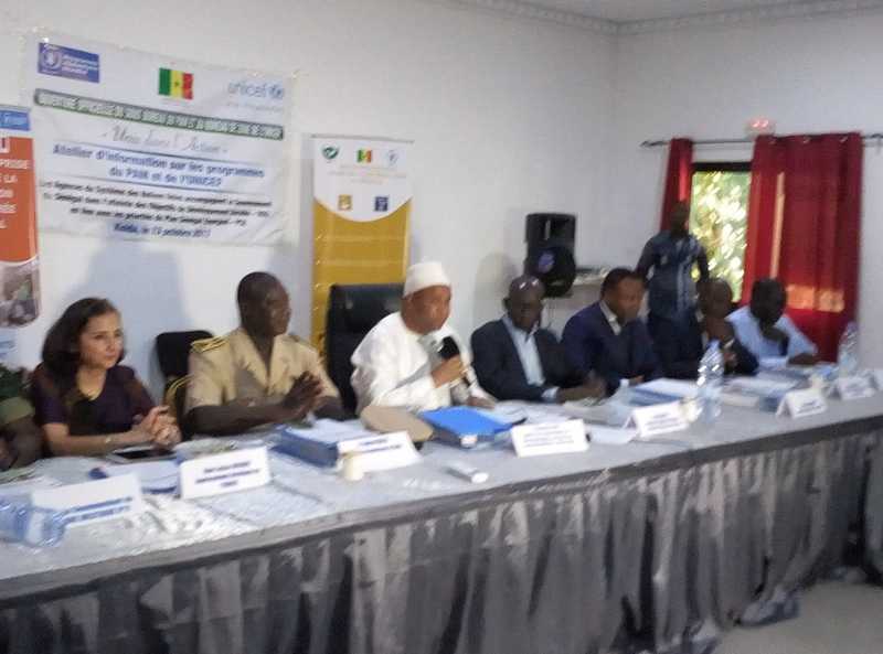 Interventions PAM /UNICEF : Le Ministre Abdoulaye Bibi Baldé pour la multisectorialité