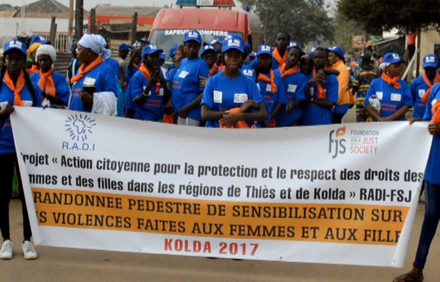 KOLDA : le RADI sensibilise sur les  violences faites aux femmes et aux filles