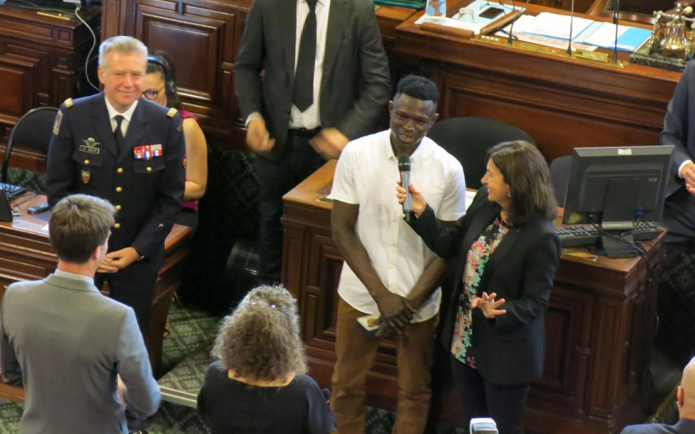 Mamoudou Gassama décroche le Grand Vermeil de la Ville de Paris