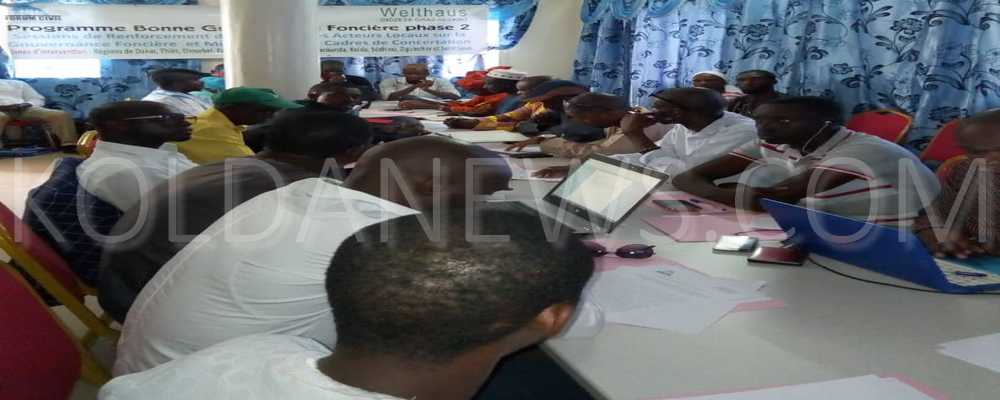 Le forum civil renforce les capacités des acteurs sur la Bonne Gouvernance Foncière