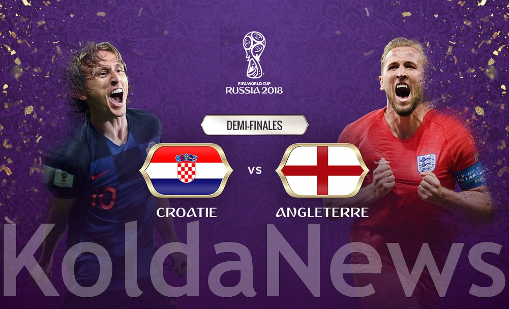 CM 2018 : Demi-finale Croatie-Angleterre, le match en direct