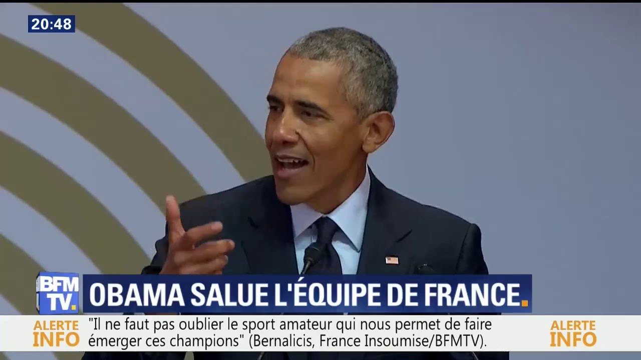 Les piques d’Obama à l’équipe de France : « ces mecs ne ressemblent pas à des Gaulois »