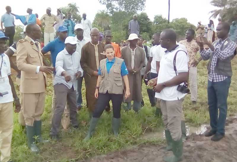 La Directrice du PAM-Sénégal, en visite de terrain au Fouladou