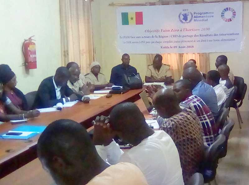 Interventions du PAM à Kolda : plus de 230 millions injectés dans la région en 2018