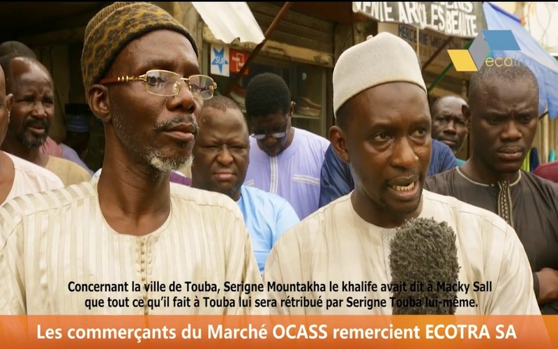 L’entreprise Ecotra Sa a mis fin au calvaire des commerçants du marché Ocass de Touba