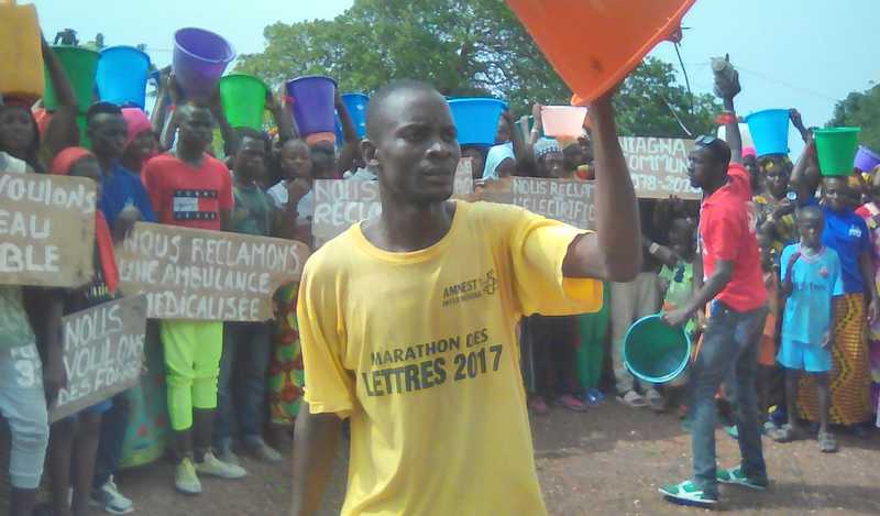 Marche à Sédhiou : Niagha réclame les infrastructures de base