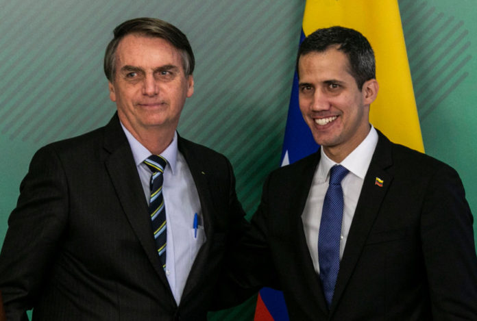 BRAZIL-VENEZUELA-CRISIS-BOLSONARO-GUAIDO