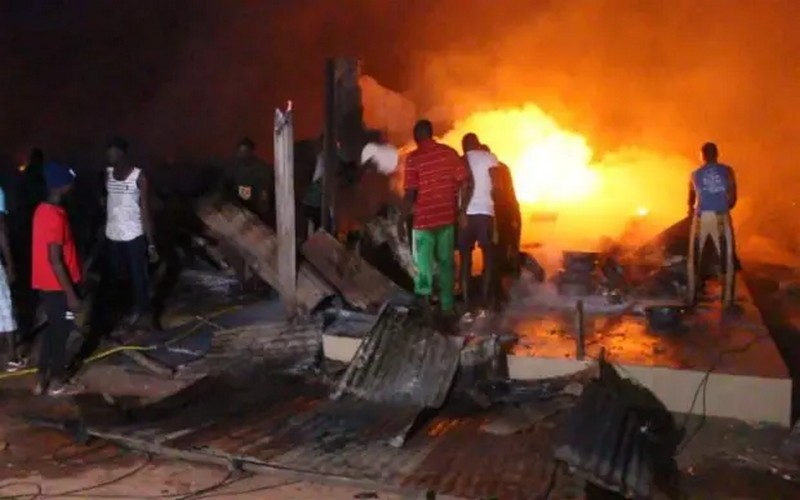 Le marché central de Tambacounda ravagé par les flammes