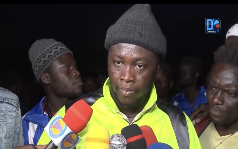 Papa Boy Djinné en Open Press avant son combat contre Papa Yade