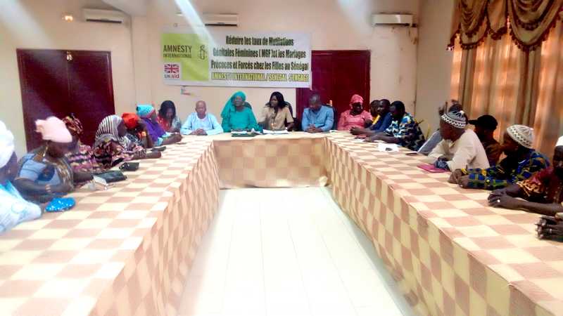 KOLDA: Amnesty International arme les élus locaux contre les MGF