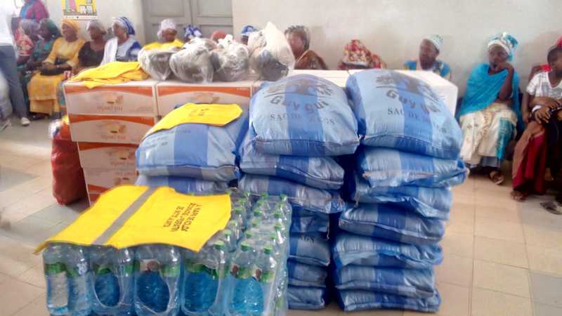 RAMADAN :Abdoulaye Bibi Baldé offre près de 10 tonnes de vivres aux Koldois