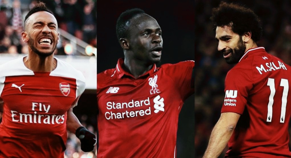PREMER LEAGUE : Mané Aubameyang  et Salah co-meilleurs buteurs