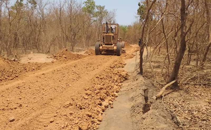 KOLDA : le tronçon RN6-carrière de  sable Saré Dembodo,  réhabilité par des privés