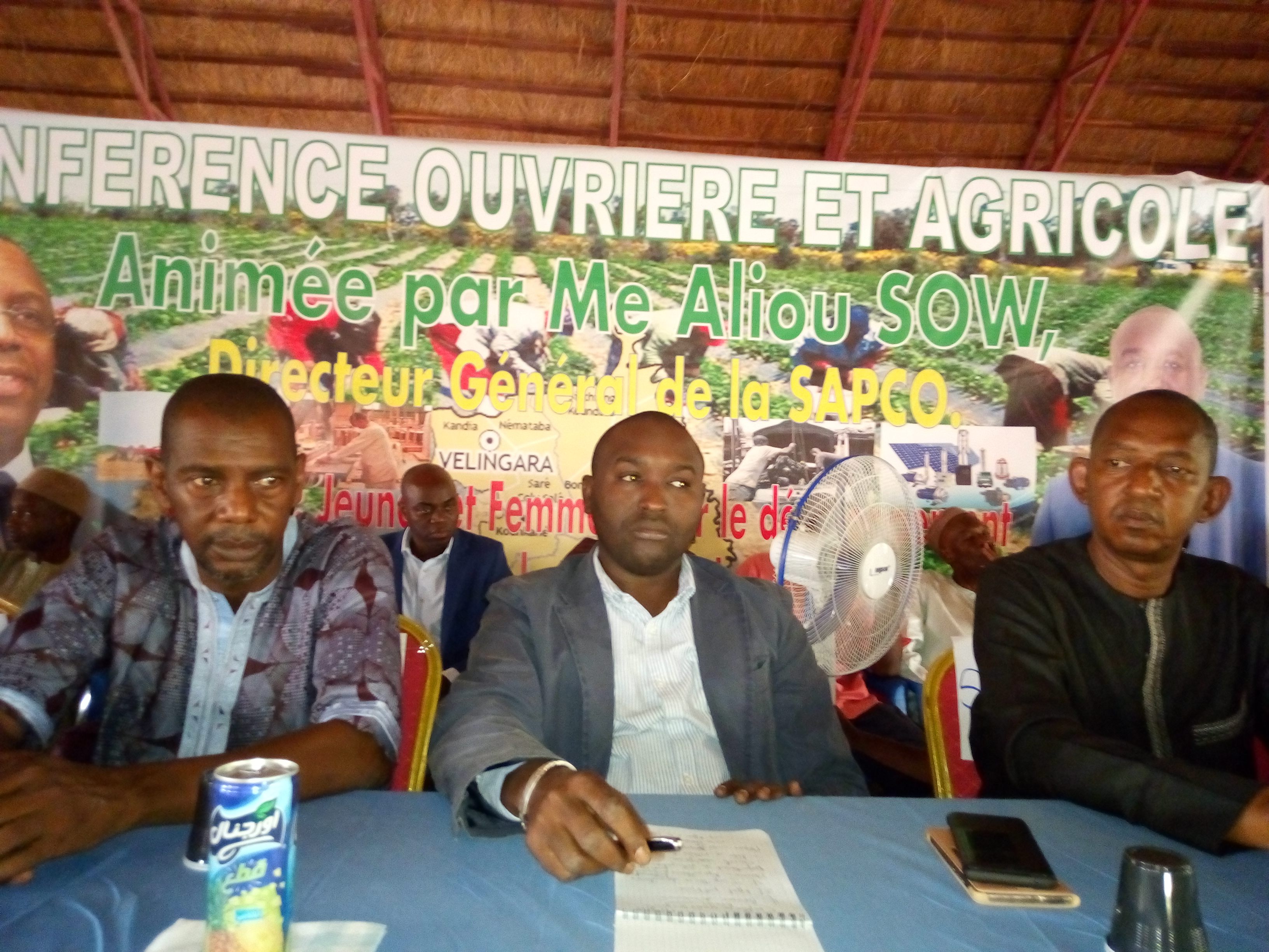 En conférence à Vélingara « Le DG de la SAPCO Aliou Sow invite les jeunes et les femmes à prendre leur destin en main