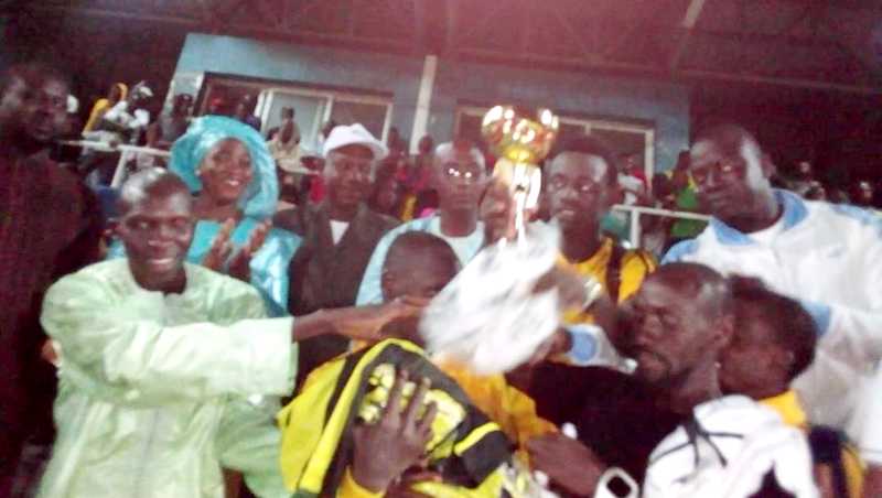 L’ASC Plateau sur le trône des Quatre Grands de la zone R3 de l’ODGAM de Kolda.